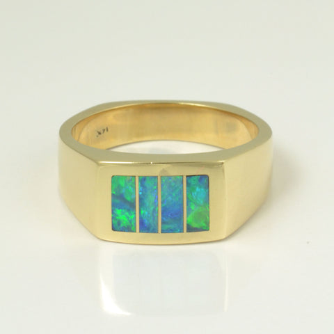 Opal ring in 14k gold